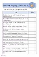 Vorschau - Arbeitsblätter - Lesespaziergang Unterwasser - für die 1. Klasse, 2-fach differenziert - Seite 2