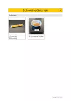 Vorschau - Text - Schweineöhrchen - bebildertes Rezept für den Unterricht - Backen - Seite 1