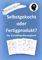 Vorschau - Stundenentwürfe - Selbstgekocht oder Fertigprodukt? - Der Kartoffelpuffervergleich - Deckblatt