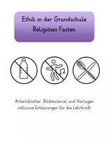 Vorschau - Arbeitsblätter - Ethik in der Grundschule: Religiöses Fasten - Deckblatt