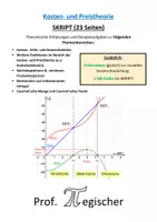 Vorschau - Unterrichtsreihen - SKRIPT: Kosten- und Preisrechnung (mit Integralrechnung) - Deckblatt