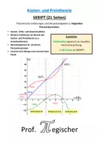 Vorschau - Unterrichtsreihen - SKRIPT: Kosten- und Preisrechnung (ohne Integrale) - Deckblatt