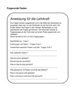 Vorschau - Arbeitsblätter - Ethik in der Grundschule: Religiöses Fasten - Seite 1