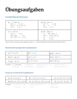 Vorschau - Arbeitsblätter - Handout "x-Ausklammern" - Herleitung, Beispiele und Übungen - Seite 1