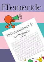 Vista previa - Hojas de trabajo - Sopas de letras / Los Bosques/ Efeméride - Portada