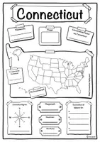 Vorschau - Unterrichtsreihen - Steckbrief Connecticut - Bundesstaat der Vereinigten Staaten - Deckblatt