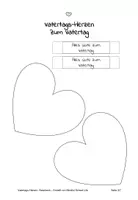 Vorschau - Arbeitsblätter - Vatertags-Geschenk basteln: Vatertags-Herzen mit Schokolade - Seite 3