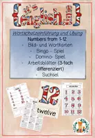 Vorschau - Arbeitsblätter - ENGLISH Numbers 1-12 one to twelve Einführung und Übung Wortschatz - Deckblatt