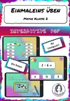 Vorschau - Stationenlernen - Einmaleins üben digital - Interaktive PDF - Deckblatt