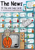 Vorschau - Arbeitsblätter - Talking about the News - 30 Stop and Swap Cards (Klasse 7-9) - Deckblatt