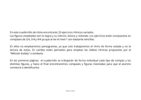 Vista previa - Unidades / Secuencias / Situaciones de Aprendizaje - Cuadernillo de Ritmo Vol. 1 - página 2