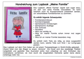 Vorschau - Arbeitsblätter - Familie Lapbook - Seite 1