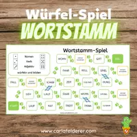 Vorschau - Spiele - Wortstamm-Spiel - Deckblatt