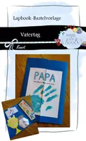 Vorschau - Mal- und Bastelvorlagen - Vatertags-Lapbook als Geschenk für Papas, Opas & andere Helden - Deckblatt
