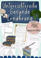 Vorschau - Unterrichtsreihen - Gesunde Ernährung Unterrichtsreihe - Arbeitsblätter, Texte & mehr - Deckblatt