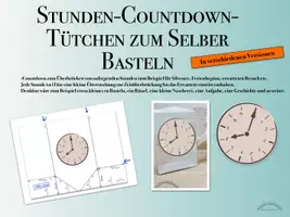 Vorschau - Arbeitsblätter - SILVESTER: Stunden-Countdown-Tütchen zum Selberbasteln & Befüllen #edukilights22 - Deckblatt