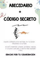 Vista previa - Hojas de trabajo - ABECEDARIO + CÓDIGO SECRETO - página 1