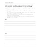 Vorschau - Arbeitsblätter - Schreibanlässe - Thema Schulzeit - Deckblatt