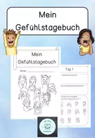 Vorschau - Arbeitsblätter - Mein Gefühlstagebuch - Deckblatt
