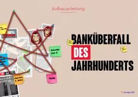 Vorschau - Spiele - ESCAPE ROOM JUGENDLICHE/ERWACHSENE - BANKÜBERFALL DES JAHRHUNDERTS - Seite 1