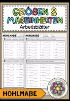 Vorschau - Arbeitsblätter - GRÖßEN UND MAßEINHEITEN - Hohlmaße (Arbeitsblätter) - Deckblatt
