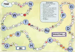 Vorschau - Spiele - Anlautspiel zur Förderung der phonologischen Bewusstheit 2 - Seite 1