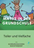 Vorschau - Arbeitsblätter - Teiler und Vielfache Erklärung abwechslungsreiche Aufgaben Lösungen - Deckblatt