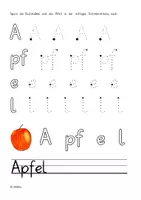 Vorschau - Arbeitsblätter - 10 Wörter schreiben und lesen. Obst und Gemüse - Seite 3