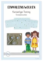 Vorschau - Stationenlernen - 1x1 Wolken - Kurzweiliges Training für die Einmaleinsreihen - Deckblatt