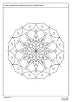 Vorschau - Arbeitsblätter - Mandalas zeichnen mit dem Fineliner – Teil 1 - Seite 3