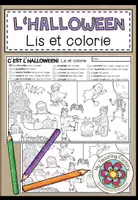 Vista previa - Hojas de trabajo - C’EST L’HALLOWEEN! - Lis et colorie (2 niveles de diferenciación) - Portada
