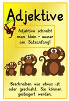 Vorschau - Poster - Wortartenplakate : Nomen , Verben , Adjektive - Seite 3