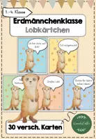 Vorschau - Bildkarten - Erdmännchenklasse 30 Lobkärtchen - Deckblatt
