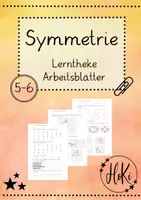 Vorschau - Arbeitsblätter - Symmetrie - Arbeitsblätter für eine Lerntheke (HoKi) - Deckblatt