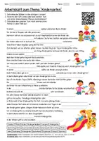 Vorschau - Arbeitsblätter - Arbeitsblatt "Kindergarten" + Onlineübung & MP3 + - Deckblatt
