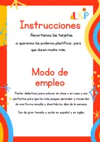 Vista previa - Juegos / Gamificación - Póster dias de la semana en inglés y español - página 1