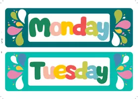 Vista previa - Juegos / Gamificación - Póster dias de la semana en inglés y español - página 3