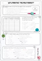 Vorschau - Arbeitsblätter - The Past Perfect - Practice Sheet - Seite 1