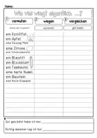 Vorschau - Arbeitsblätter - Gewichte (Wie viel wiegt eigentlich...) - Seite 3