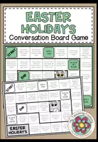Vista previa - Juegos / Gamificación - EASTER HOLIDAYS - Conversation Board Game - Portada