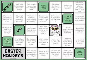 Vista previa - Juegos / Gamificación - EASTER HOLIDAYS - Conversation Board Game - página 1