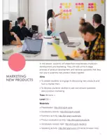 Vorschau - Unterrichtsreihen - Marketing new products - Seite 1