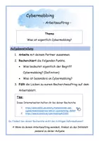 Vorschau - Stundenentwürfe - Cybermobbing - Wirtschaft 7 - Seite 1