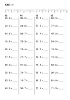 Vorschau - Arbeitsblätter - Einfache Rechen-Übungsblätter - Multiplikationsaufgaben im ZR von 0 bis 1.000 (nur die schwere von 3 Differenzierungsstufen) - Seite 2