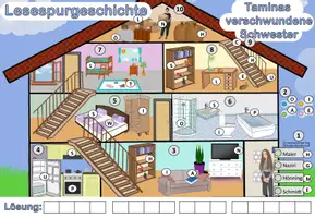 Vista previa - Hojas de trabajo - Lectura de Historia Nivel 3 "Taminas verschwundene Schwester" Alemán - página 1