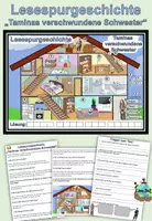 Vista previa - Hojas de trabajo - Lectura de Historia Nivel 3 "Taminas verschwundene Schwester" Alemán - Portada