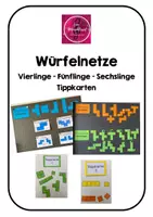 Vorschau - Präsentationen/Tafelbilder - Würfelnetze - Vierlinge - Fünflinge - Sechslinge - Deckblatt