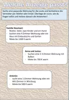 Vorschau - Arbeitsblätter - Auf Immobilienanzeigen reagieren (per Anruf oder Email) Thema Wohnungssuche DaZ / Deutsch - Seite 2