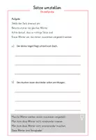 Vorschau - Arbeitsblätter - Satzglieder - Montessori trifft Sprachwissenschaft - Seite 3