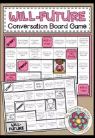 Vista previa - Hojas de trabajo - WILL-FUTURE - Conversation Board Game - Portada